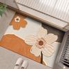 Small Fresh Three-dimensional Household Toilet Door Dirty Diatom Mud Mat Toilet Absorbent Quick Dry Non-slip Mat