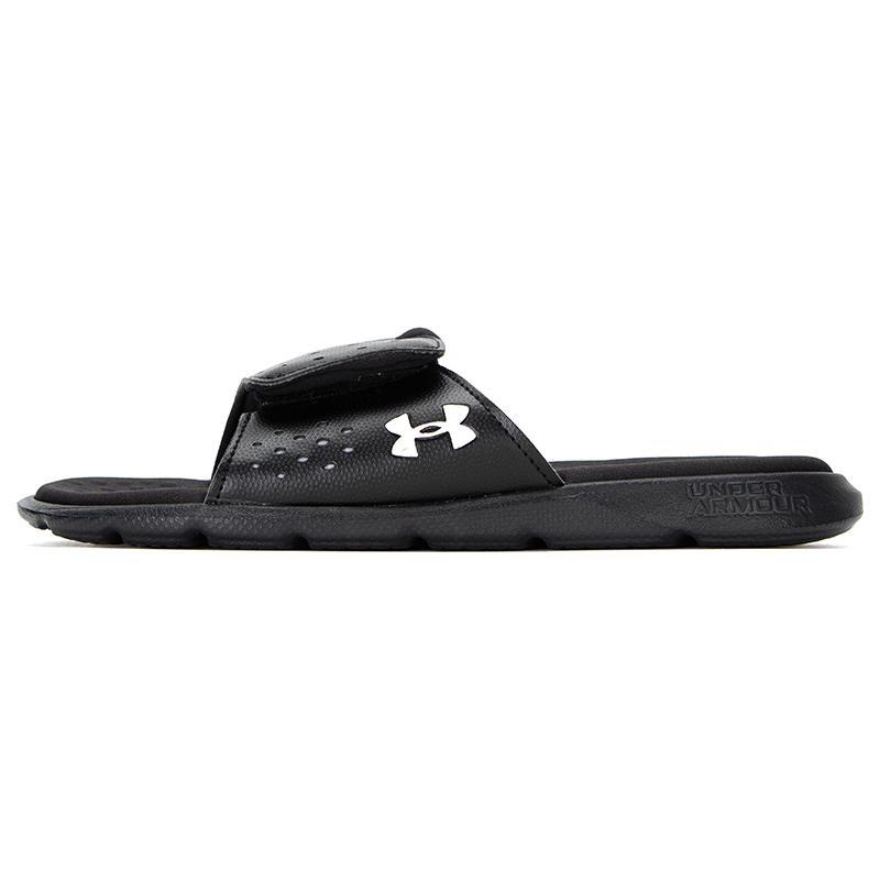 (WMNS) Under Armour Ignite 7 Slide Black White Women s 3026027-001 EU 38