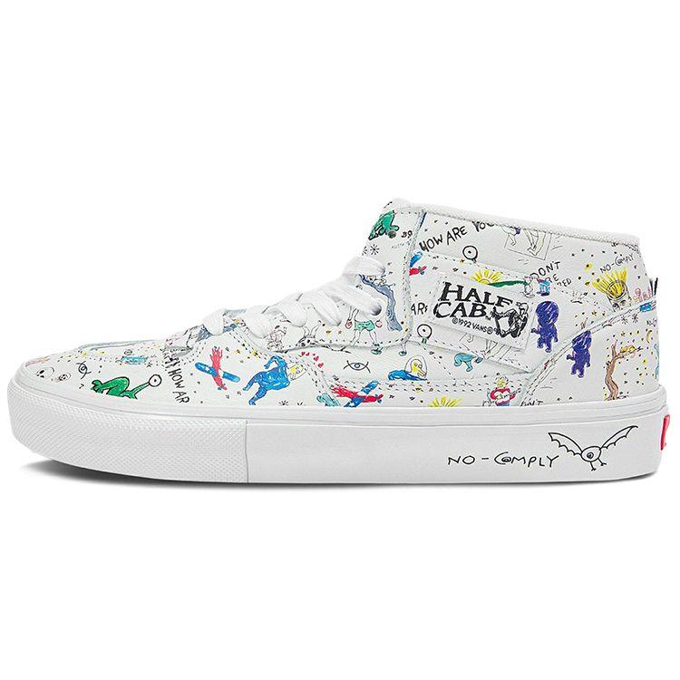 

Кроссовки унисекс Vans No-Comply x Daniel Johnston x Half Cab Doodles Белые многоцветные VN0A5FCDWTM 41
