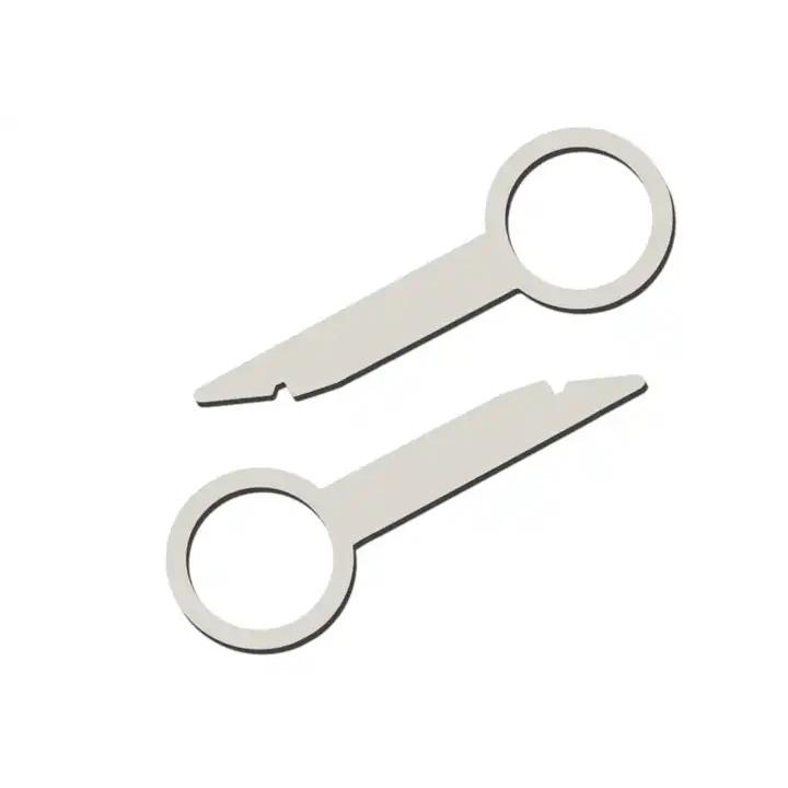 5PCS Car Radio Removal Tool Key CD DVD Stereo Radio Head Unit Removal Release Keys Repair Tools Kit For Auto Audio