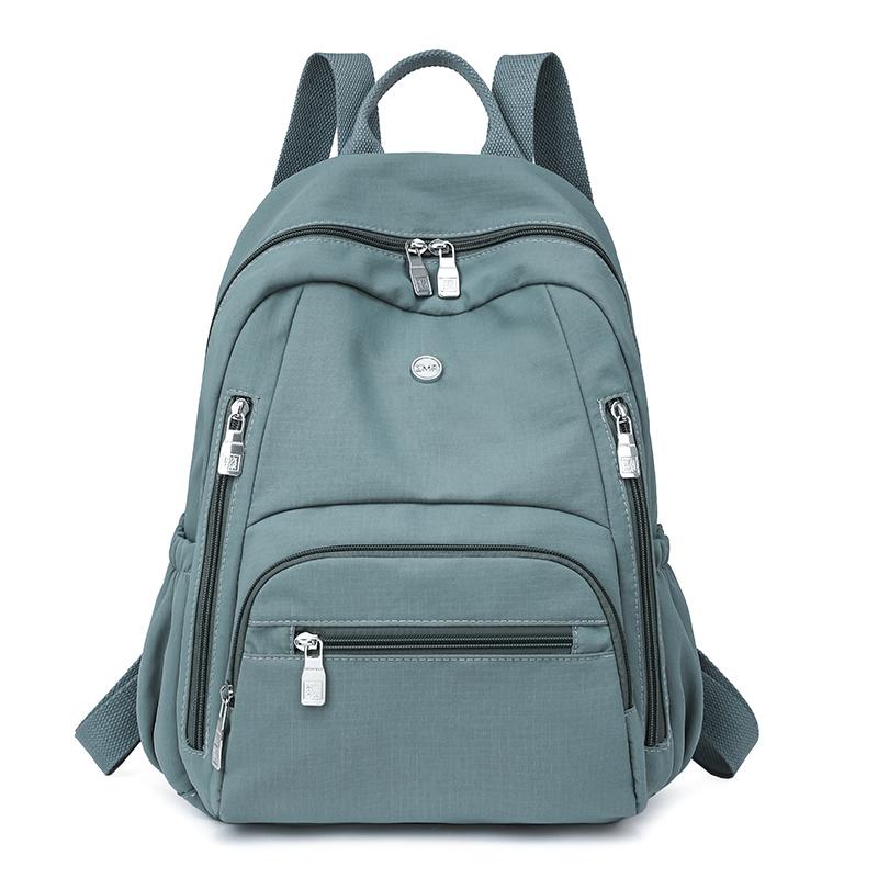 Women's Solid Color Backpack Travel Backpack Student Schoolbag