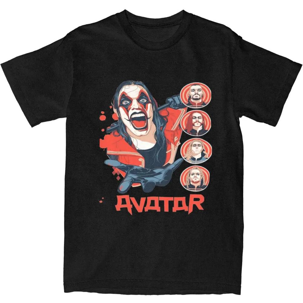 AVATAR Футболка хлопковая черная Унисекс Концертная S-5XL B064 Унисекс Футболка XXL