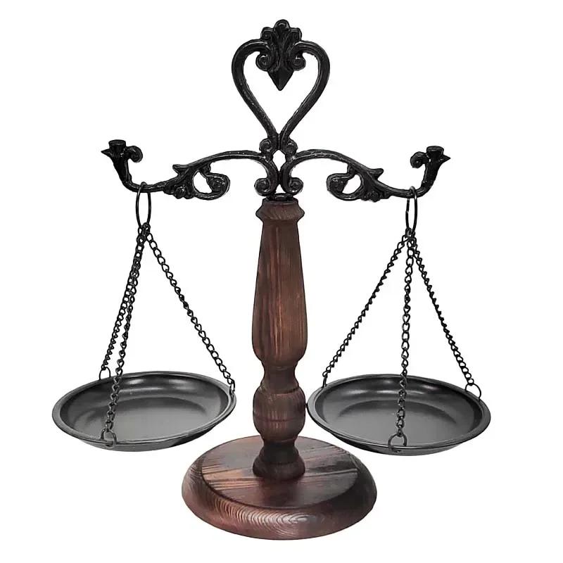 

Elegant Metallic Precision Scale Vintage Bar Decorative Piece Robust TV Stand Ornament Sophisticated Accent For Study Entrance