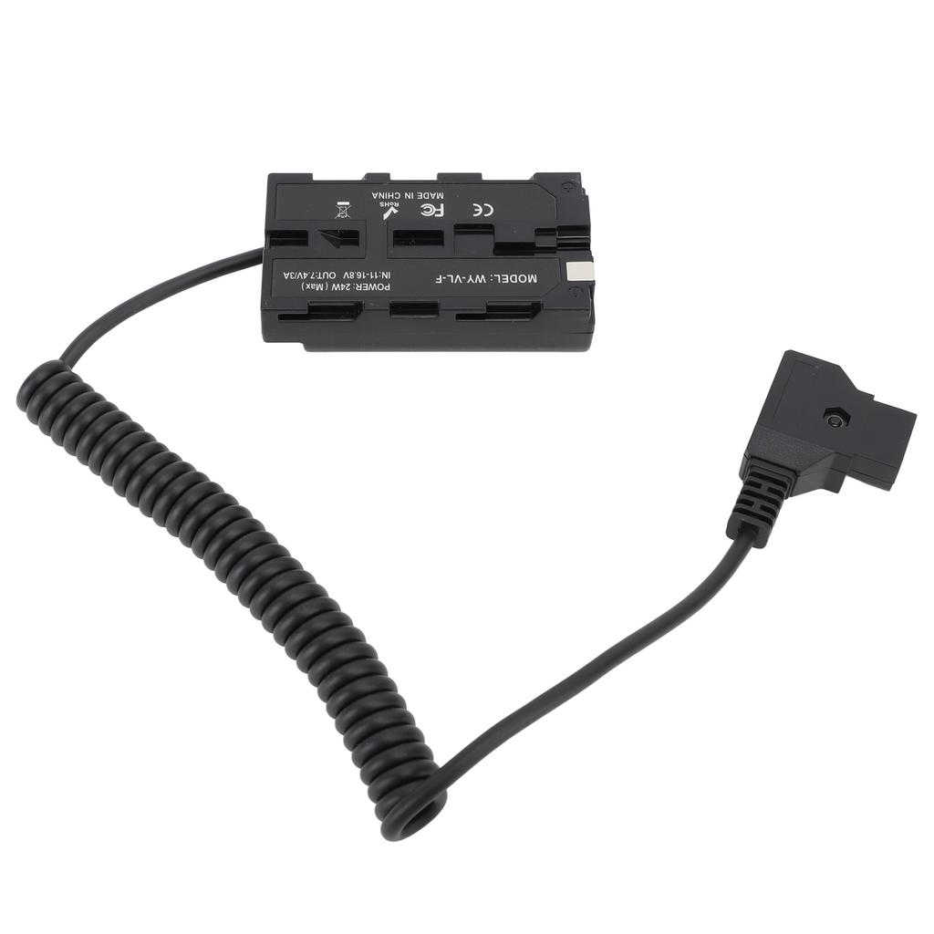 D Tap To NP F550 Dummy Battery 37‑100cm Cable High Conversion Efficiency Fully Decoded NP F550