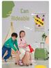 18-inch Lightweight Children's Ride-On Suitcase, Mini Cabin Trolley for Girls and Boys