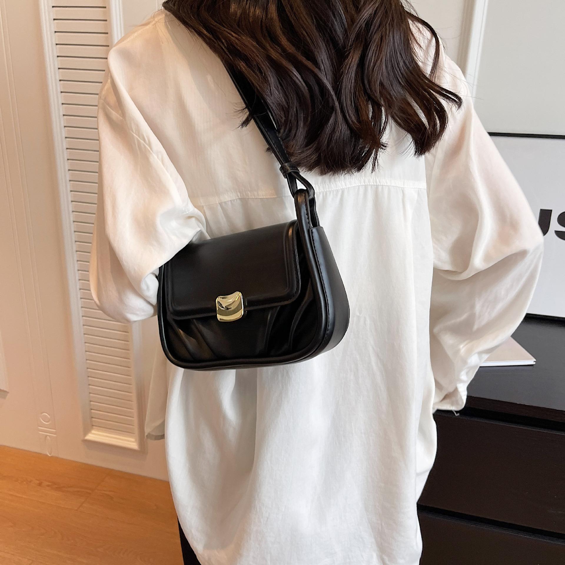 Весна Осень Новая Сумка на Плечо Новая ПУ Женская Летняя Универсальная Сумка Кроссбоди — фото 5