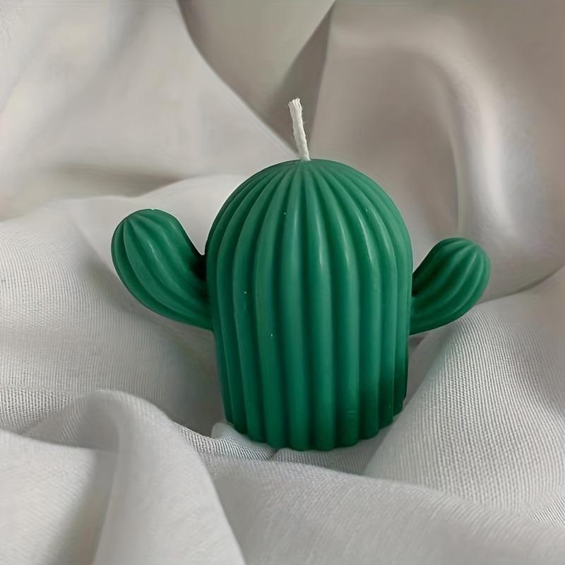 Cactus Shape Candle Making Silicone Mold - 3D Succulent Molds for DIY Handmade Candle, Cake Decor, and Clay Crafts