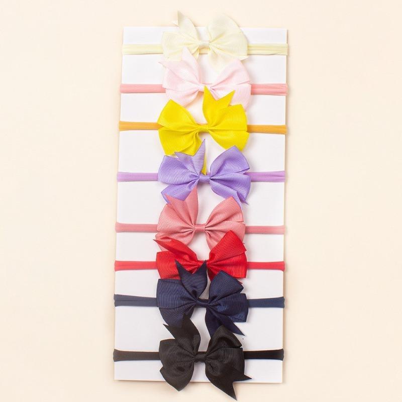 New Cute Baby Headband, Comfortable Candy-colored Bow Baby Headband, Children's Hair Accessories