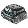 WYBOT C2 Vision Bezdrátový robotický vysavač do bazénu, vybavený AI kamerou, 8v1 komplexní čištění, černý a zelený.