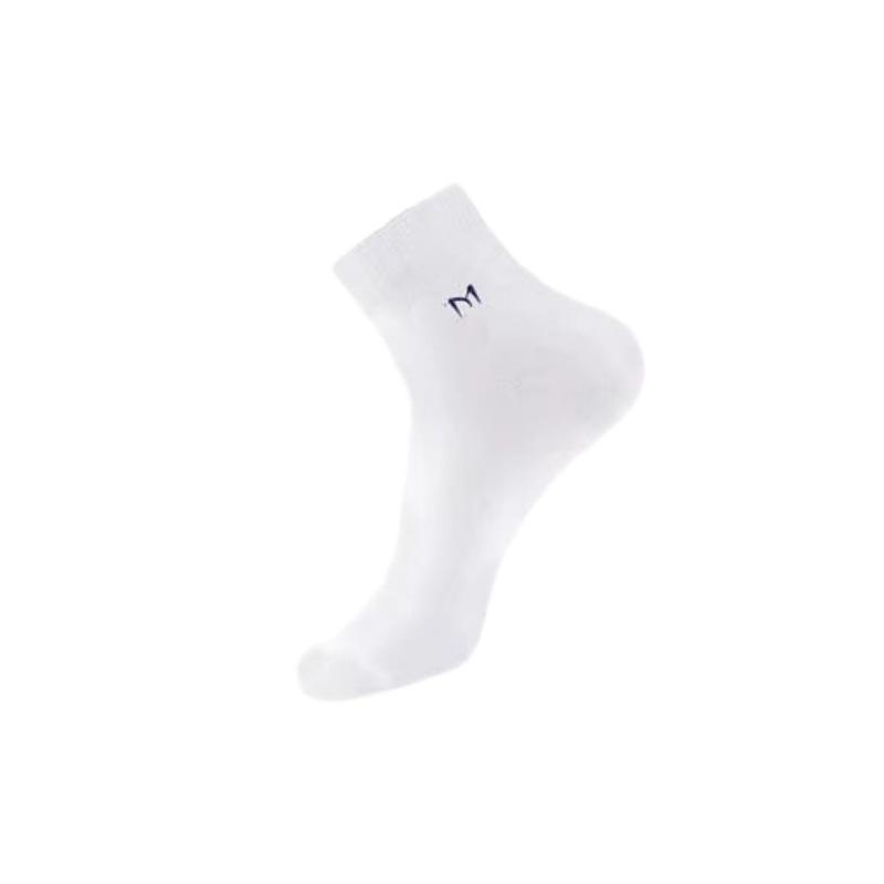 7A Antibacterial Xinjiang Cotton Mid-Calf Men's Socks - Odor-Resistant, Sweat-Absorbent, Breathable, Ideal for All Seasons.