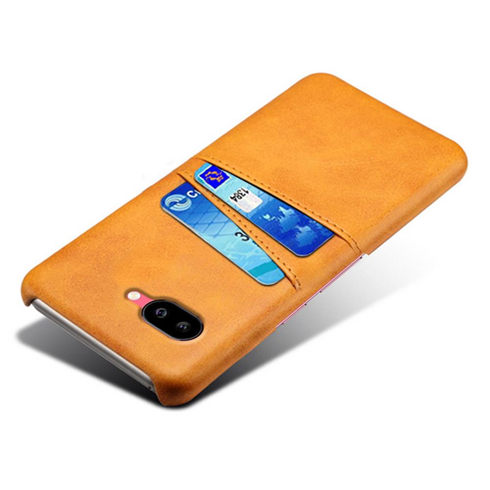 For Google Pixel 9a Case Dual Card Slots PU Leather + Hard PC Phone Cover