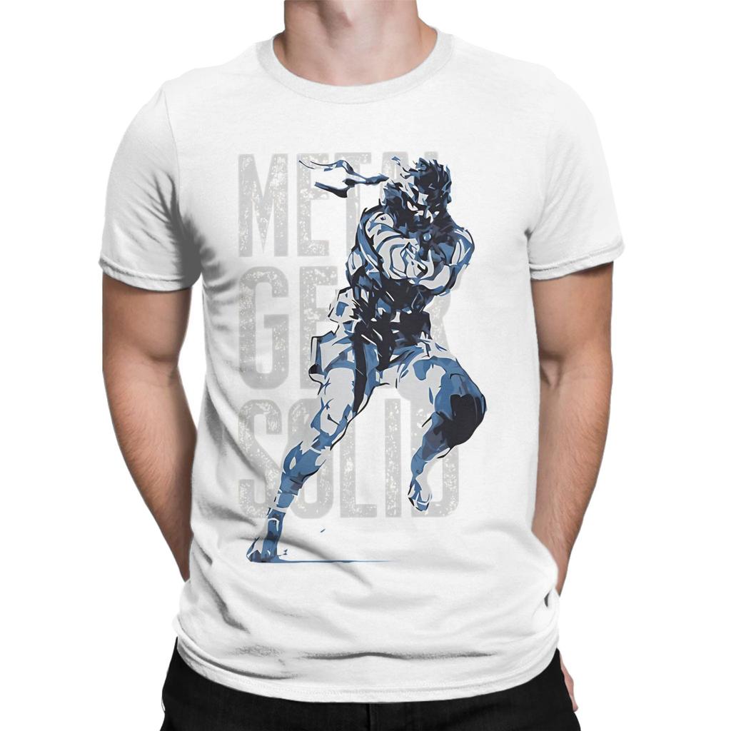 METAL GEAR Funny Graphic 100 Cotton TShirt Metal Gear Solid Tees Tops For Unisex