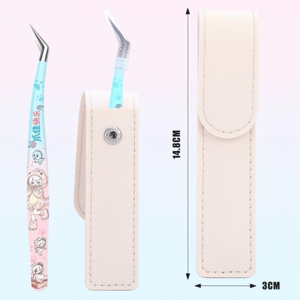 Anti-static Craft Tweezers High Precision False Eyelash Tweezers Sticker Crafting