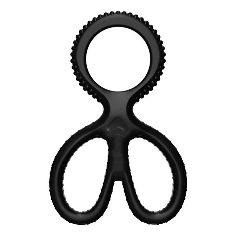 SM Penis Sleeve Cock Rings Silicone Ball Stretcher TPE Penis Ring for Men Sex Toys Reusable Delay Ejaculation Semen Lock Rings