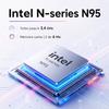 Ordinateur portable 15,6 pouces Intel Celeron N95, 8 Go mémoire DDR4, SSD 256 Go, Windows 11 Pro, Wi-Fi 5 et port HDMI
