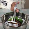Stainless Steel Dish Clip Anti-slip Silicone Strip Bowl Tong Dish Clamp Bowl Gripper  Pot