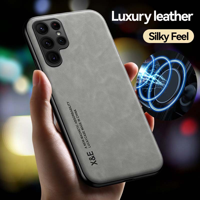 Luxury Ultra-Thin Shee PskinPhone Case For Samsung Galaxy S21 S20 FE S22 Plus Ultra Note20 Ultra With Magnetic Suction