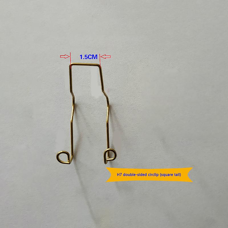 For Headlight Bulb H1 H3 H4 H7 Retaining Clip Circlip Led Wire Buckle Hook Iron Pressing Sheet General For Motorcycles
