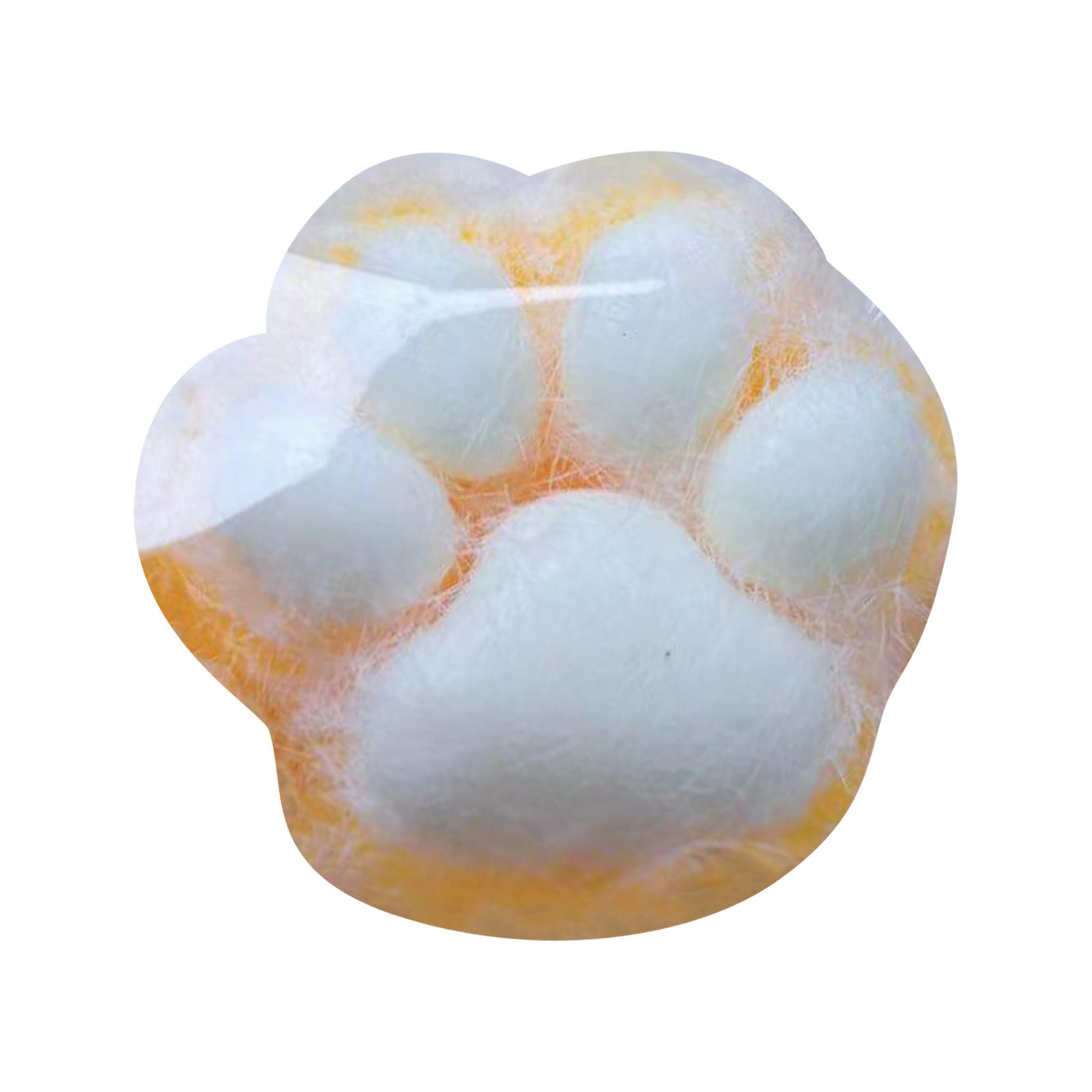 Yolk-shaped Rice Ball -toy, Egg-shaped Viral Imitation -oy, TPR Stress-relief Toy жёлтый