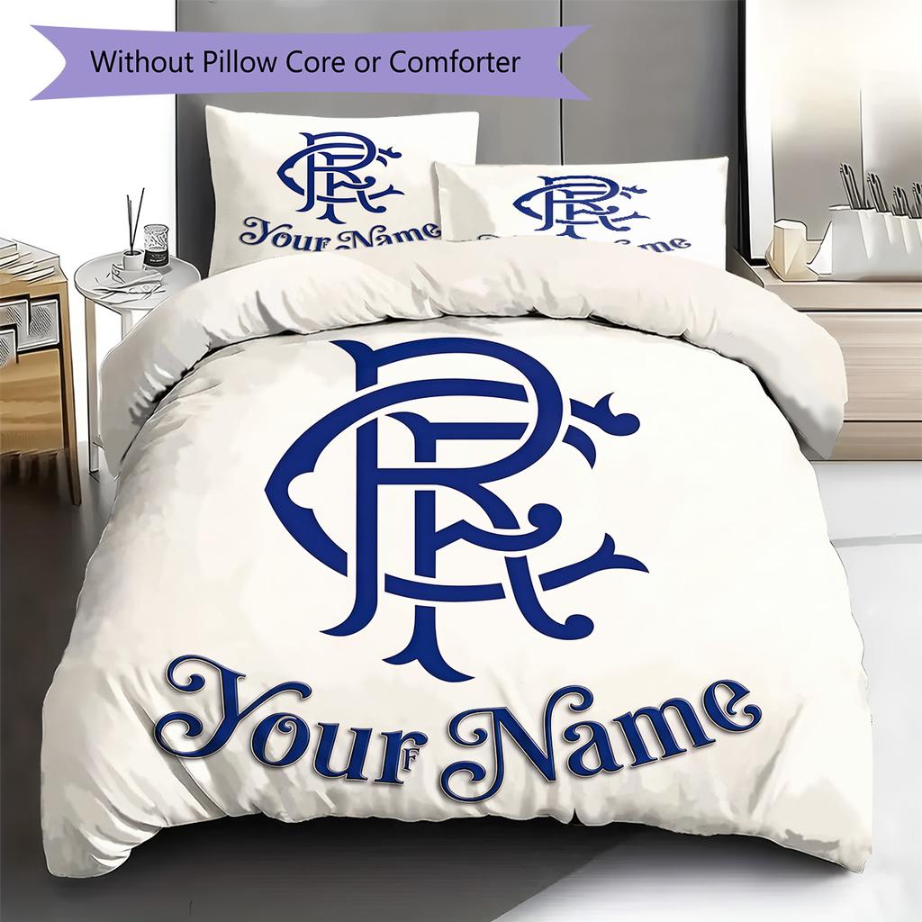 Custom Name Name Bedding,Quilt Set Quilt Cover Pillowcase Home Birthday Gift (1 * duvet cover + 2 * pillowcase, without core)
