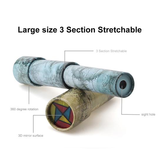 Color Cognition Grasp Comfortable Kids Kaleidoscope Rotatable Multicolored Design Classic Kaleidoscope for Children