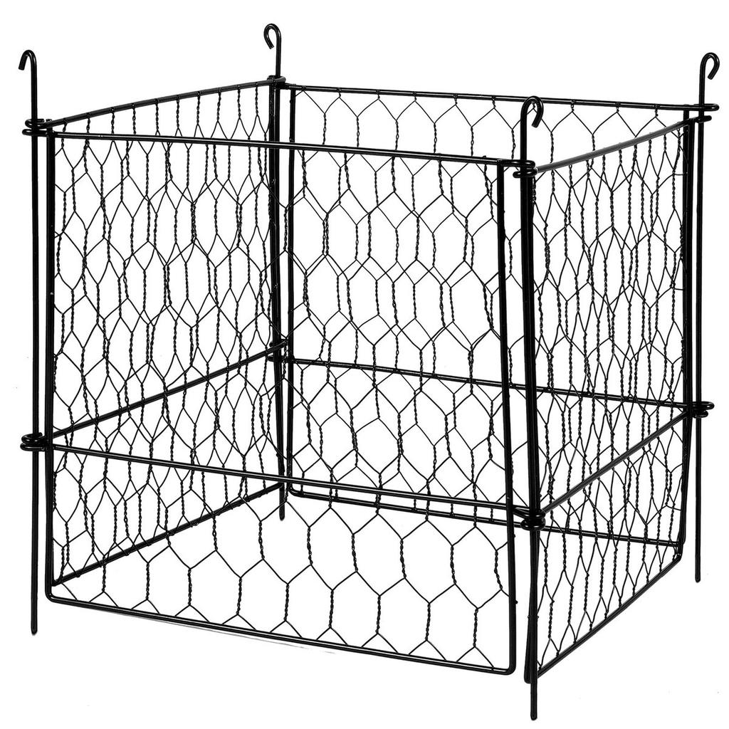 5 Pack Plant Protector from Animals 13.4'' X 13.4'' Metal Plant Cage