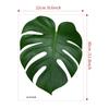 Pianta Verde Tropicale Foglia Dorso di Tartaruga Adesivo da Parete Bagno WC Decorazione Soggiorno Armadio Decorazioni per la Casa Decalcomanie Abbellire