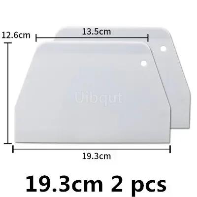 White Board Plastic Pastry Cutter Pizza Dough Scraper Cake Spatulas Tools Fondant Sugarcraft Trapezoid Bread Baker Butter Knife
