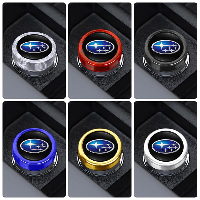 Sticker Car Cigarette Lighter Cap Auto Lighter Dust Proof Cover Accessories For Subaru STI XV Forester BRZ qOutback Crosstrek WRX