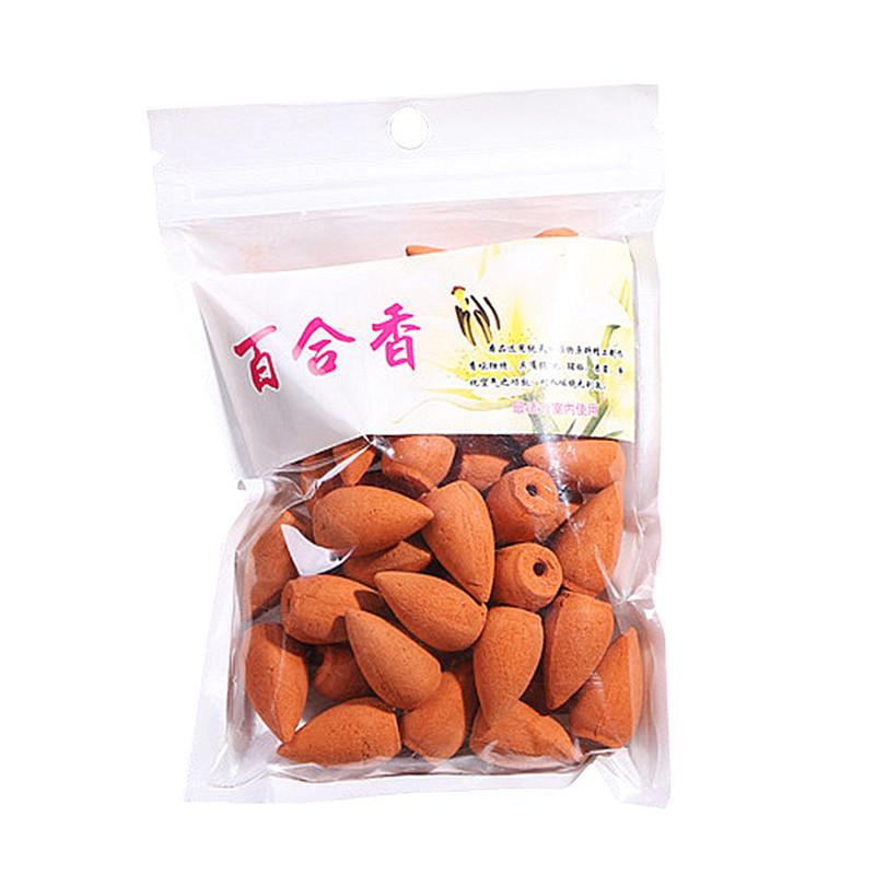 45 Stück/Beutel, natürlicher Turm-Räucherstäbchen, Sandelholz, luftreinigender Rückfluss-Räucherstäbchen, natürlicher Lufterfrischer