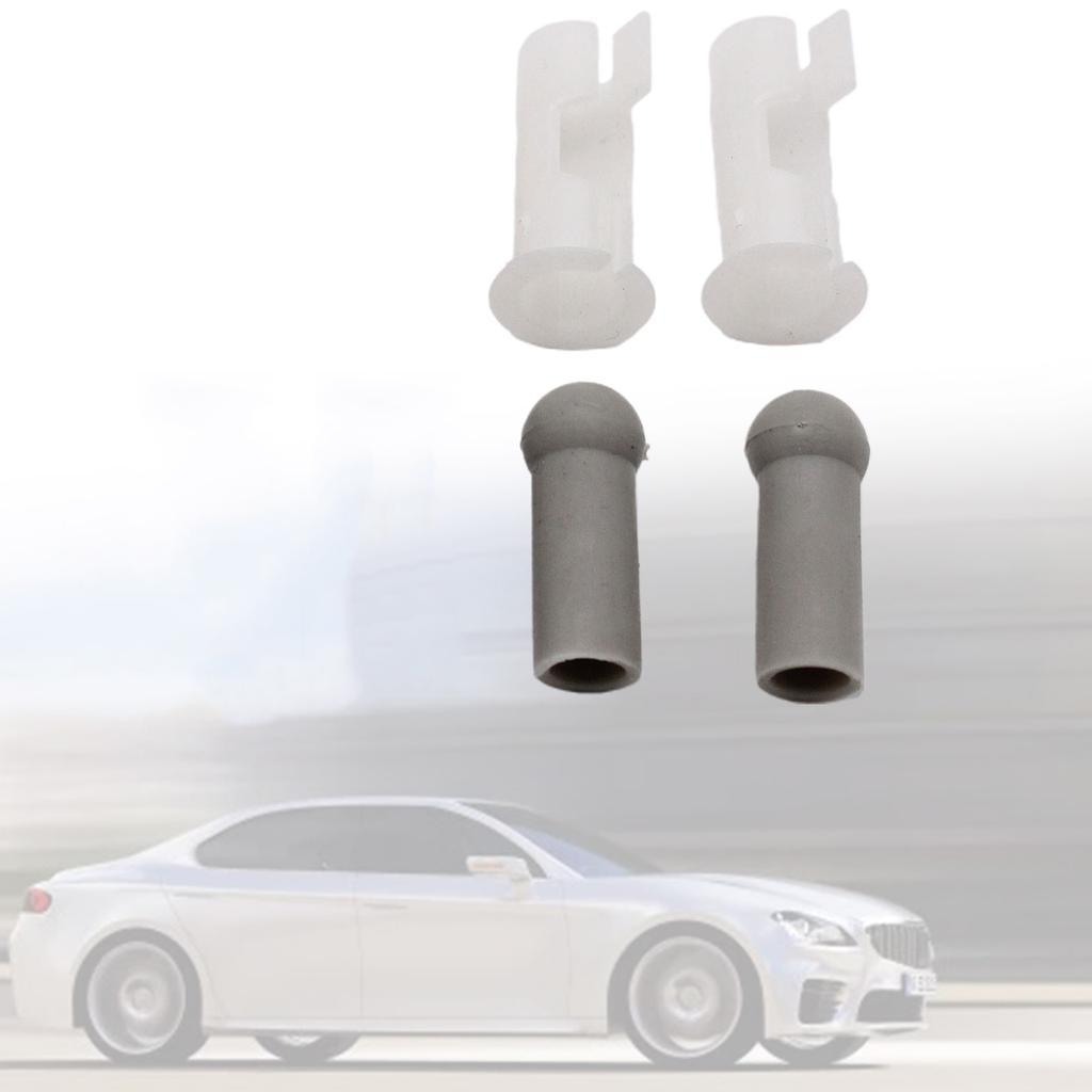 Sun Visor Support End Rubber Tips & Plastic Bushings Kit for 64-81 GM Models Car Repairing Part Replacement Accessories