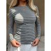 Camicie e Bluse Casual Moda da Donna JPNTKY con Scollo a O e Maniche Lunghe