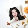 Idol Lovely J-Jang Won-Young Cushion Cover Washable Linen Pillowcase Soft For Daily Sofa Bed Home Room Decor