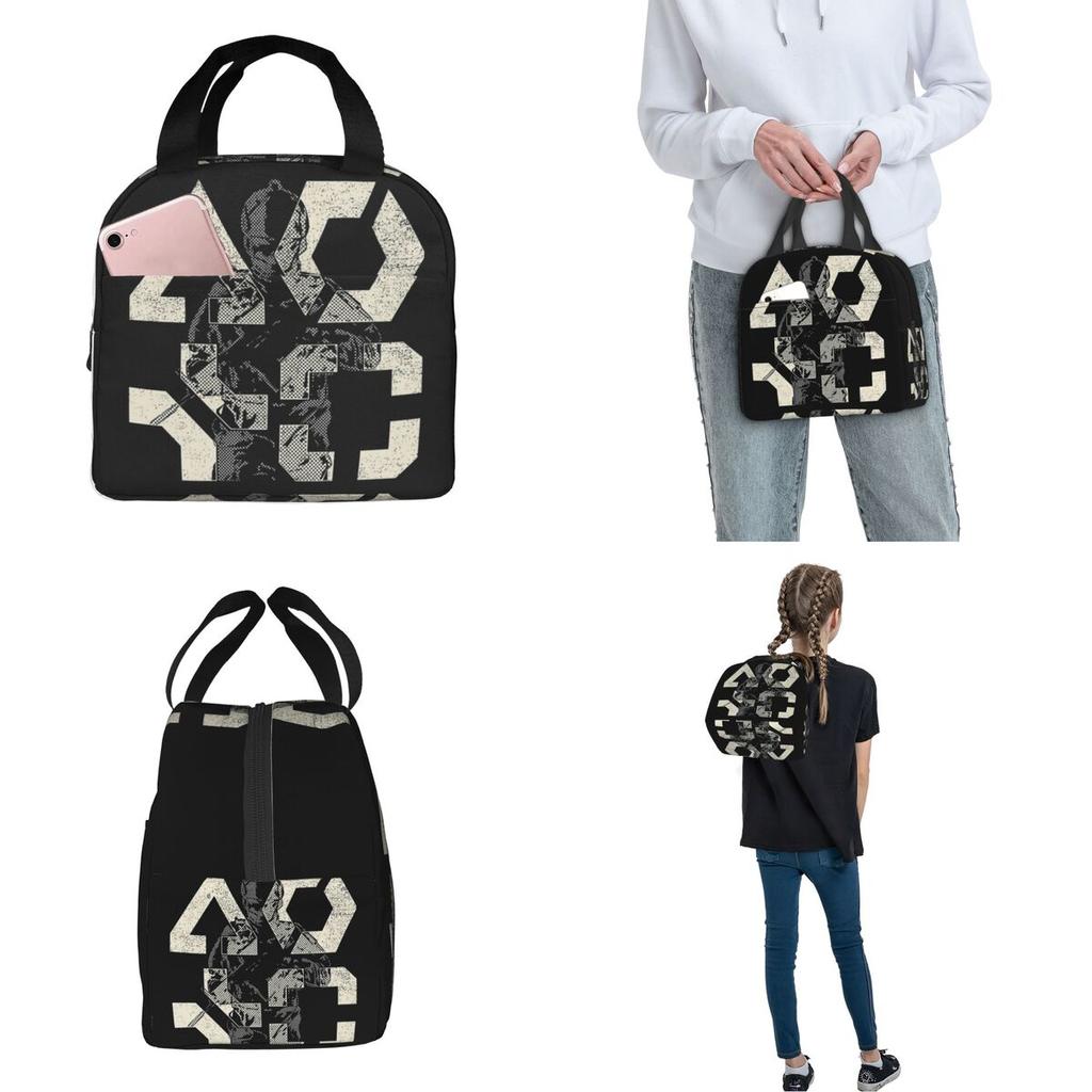 Battlefield 6 Funny Games BF6 Insulated Lunch Bag Food Container Portable Cooler Thermal Lunch Boxes For School Office