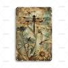 Vintage Garden Art Poster Metal Tin Sign Ideal Gift X Inch Flower Art Print Metal Signs for Backyard Home Wall Decor Plaque