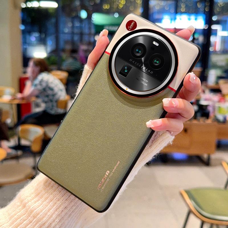 Applicable To Oppofindx7/x7ultra Mobile Phone Case Color Matching Oppofindx6/x6pro Leather Case