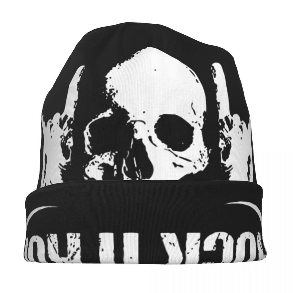 Rock And Roll Skull Bonnet Hat Herbst Winter Street Skullies Beanies Hut Horror Halloween Unisex Strickmütze Frühling Head Wrap Caps