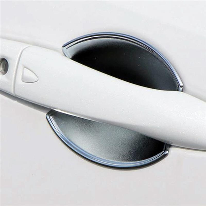 Car Carbon Fiber Door Handle Bowl Cover Cup Cavity Trim ert Catch Molding Garnish Replacement Parts For Nissan Aura