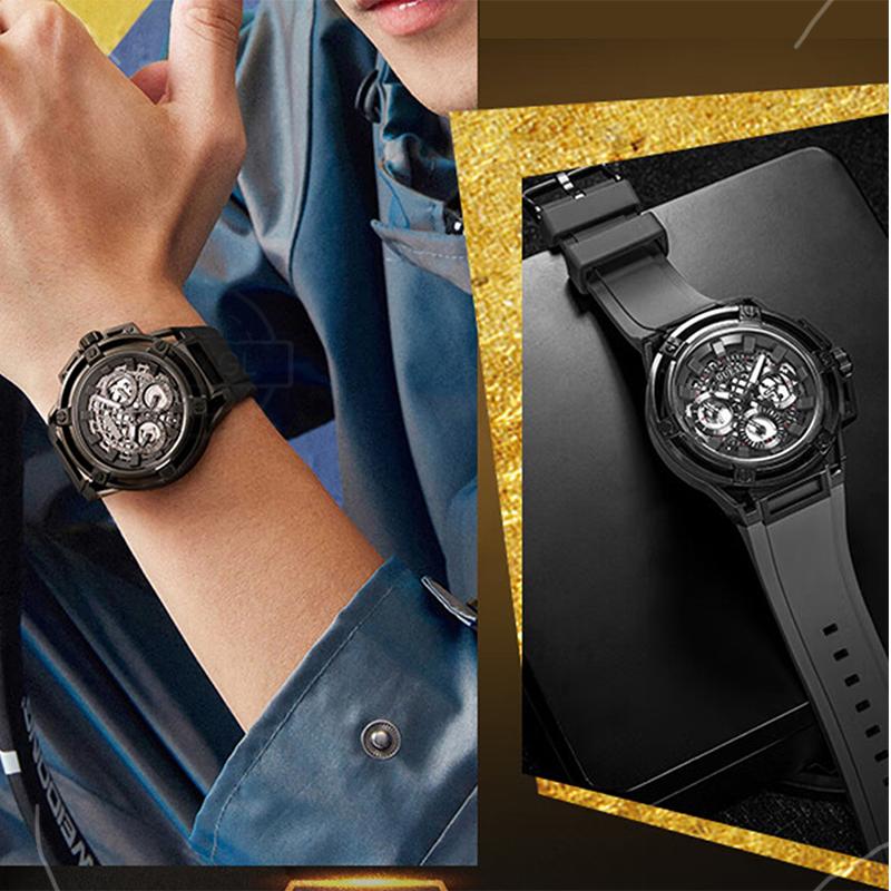 Silicone Watch Band Suitable For GUESS W0247G3 W0040G3 W0040G7 Men's Sports Waterproof Rubber Strap Bracelet Watch Accessories