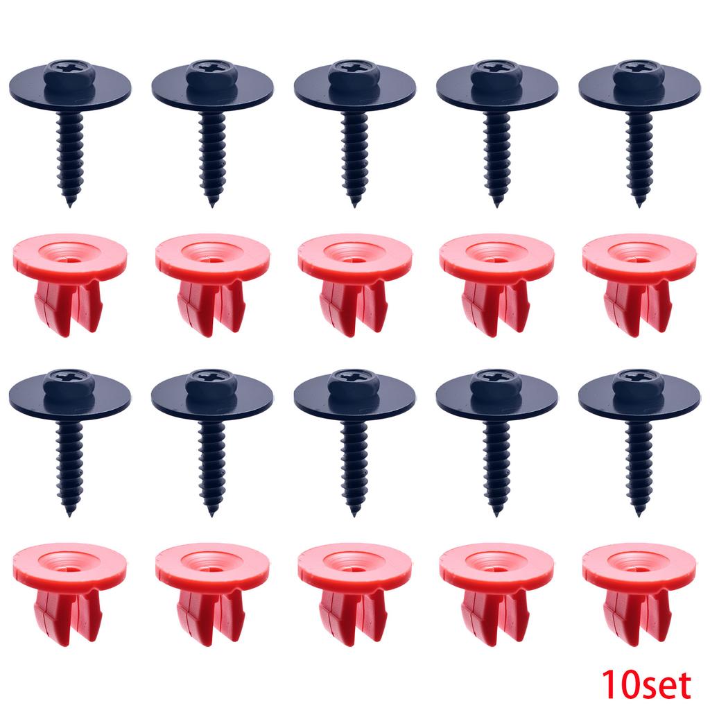 Undertray Cover Screws Bolt Nut Retainer Kit W702413 S307 for Ford Focus Fusion Escape Explorer C Max Engine Splash Shield