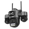 ICSEE Triple-Objektiv Outdoor WiFi HD Überwachungskamera
