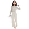 Temperament Taille Dicken Abschnitt Strickkleid Mode Frauen Senior Sinn für Bottoming Pullover Rock Herbst Winter Elegante Frauen Strickkleid
