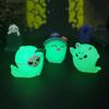 Miniature Glowing Ghostly Dolls 7Pcs Halloweens Glowing in Dark Ghostly Figurines for Indoor and Outdoor Decoration