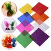 120pcs Candy Packaging Paper with Sealing Tie, OPP Color Film Sheets DIY Wrapping Paper, for Party Favor Gift, Chocolate Food