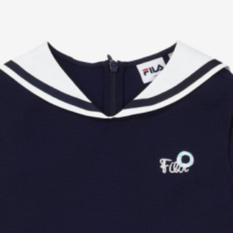 [fila Kids] Seersucker Dress  Fk2opf2301f Owh  q0zFk2opf2301fOwh