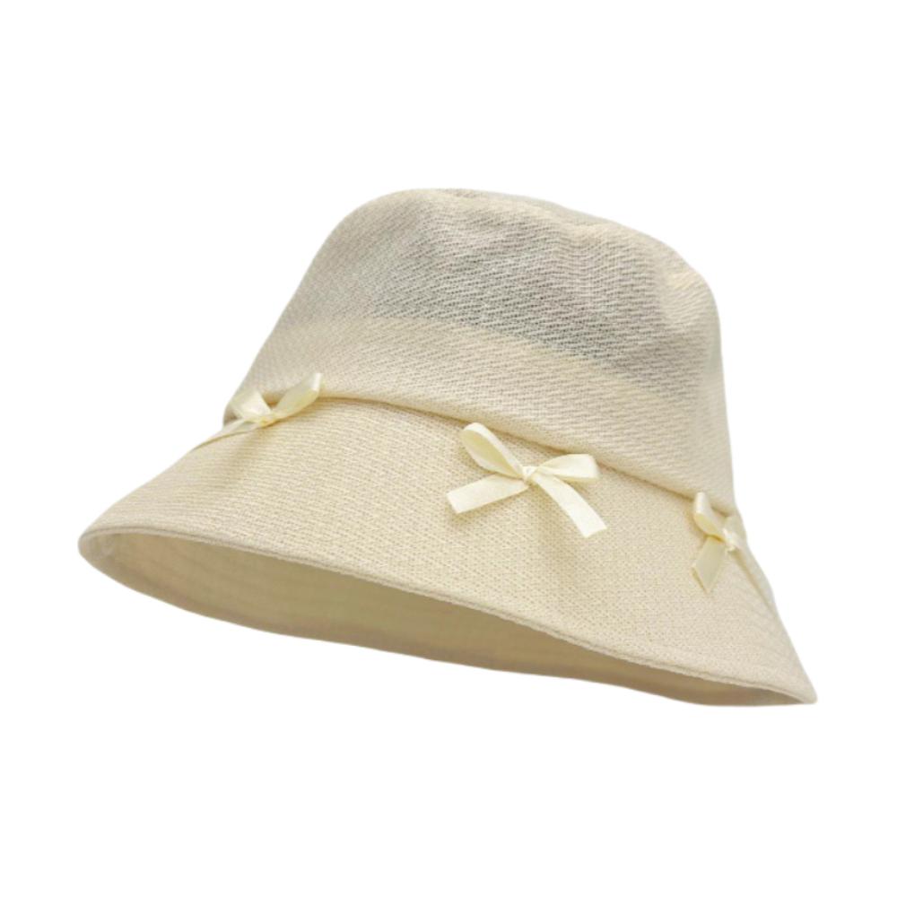 UV Protection Sun Hat Wide Brim Bow Bucket Cap Fashion Hiking Fisherman Hat Camping