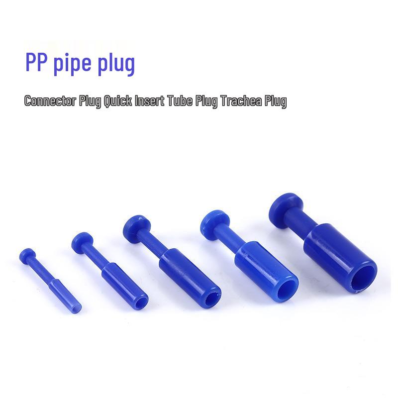 

Pneumatic Quick Connector Pipe Plug: PP-4 to 12MM Straight Insert Air Tube Plug PP-4 (Plug OD 4MM)