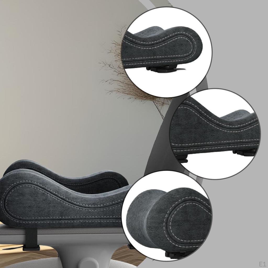 2Pcs Office Chair Arm Covers Elbow Cushion Replacement Soft Home Gaming Protector Washable Armrest