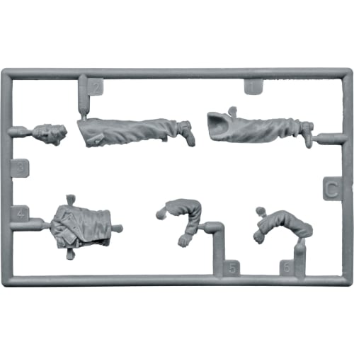 Miniart 1/35 Scale German Resting Tank Crew Figures (5 Figures & 1 Pig) Plastic Model Kit MA35198