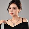 Modern Style Ins Butterfly Bow Necklace With Adjustable Length Ideal For Women Trendy